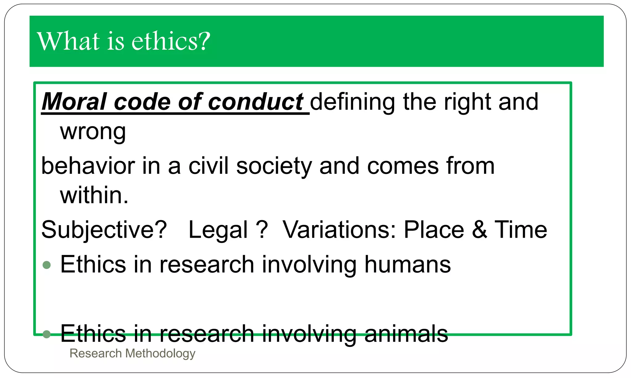 12. ethics in medical research | PPTX
