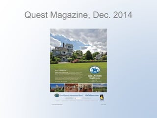 Quest Magazine, Dec. 2014
 
