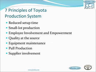 12. jit in toyota production system pgp | PPTX