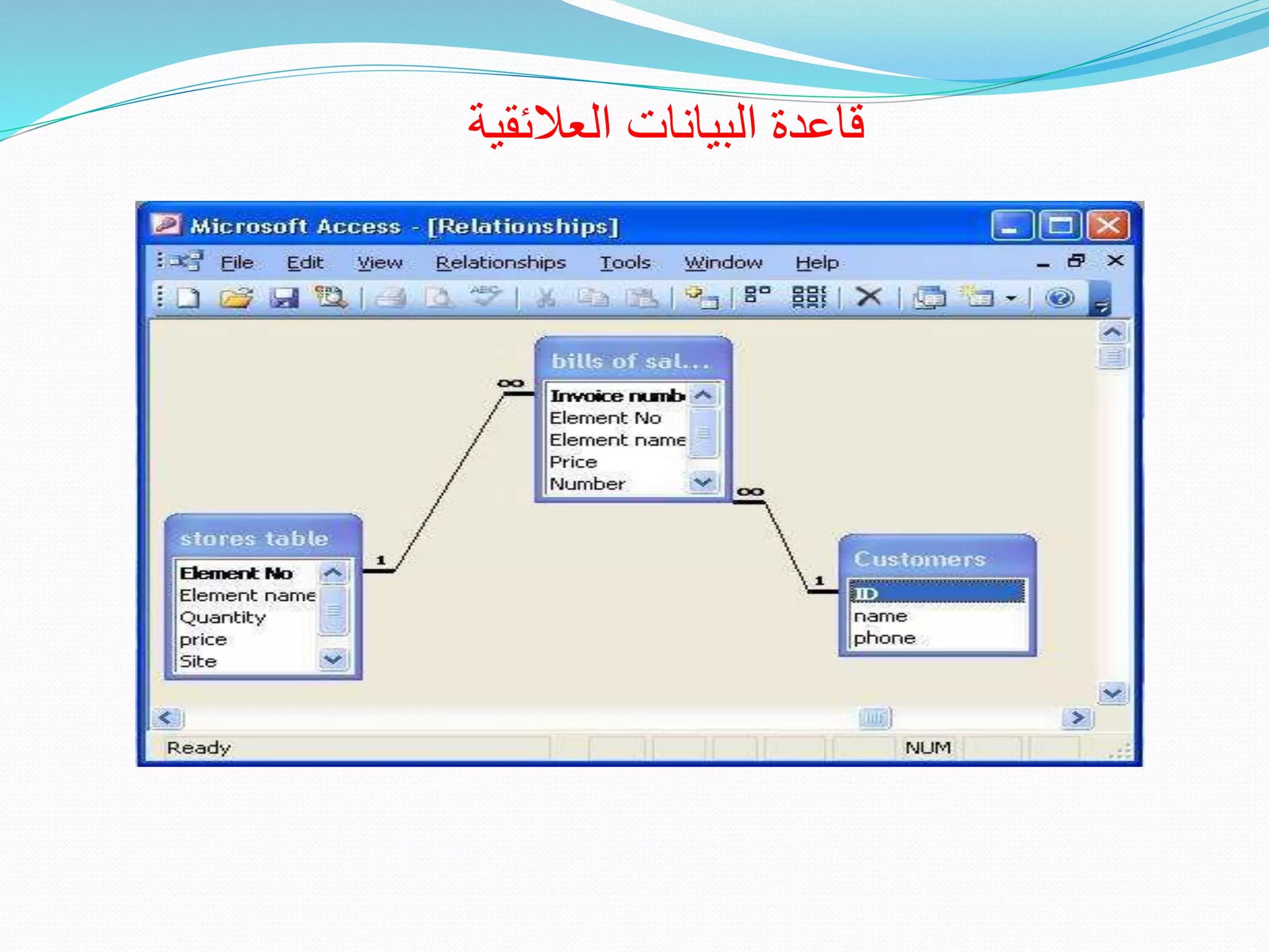 ‫العالئقية‬ ‫البيانات‬ ‫قاعدة‬
 