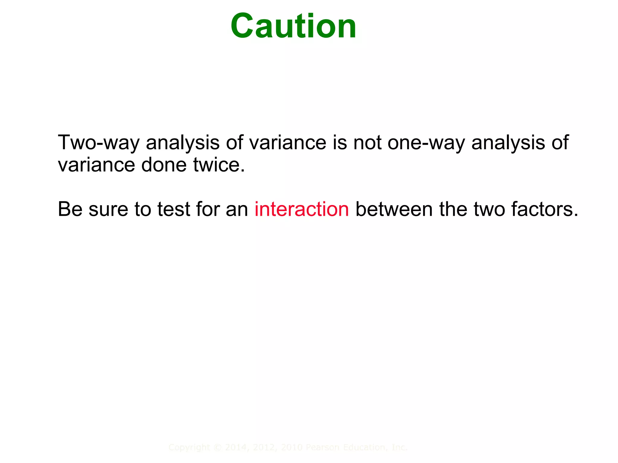 Two Way ANOVA | PPT