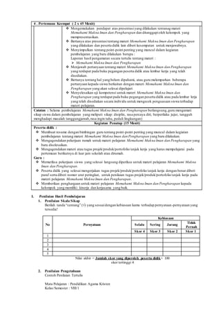 Pakistan Rpp rpp 1 pak kls 8 k13 bab 1 | DOCX