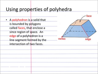 12.1 exploring solids | PPT