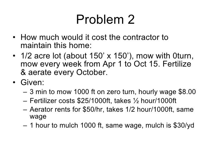12 1 Pricing Landscape Maintenance - 12 1 Pricing Landscape Maintenance