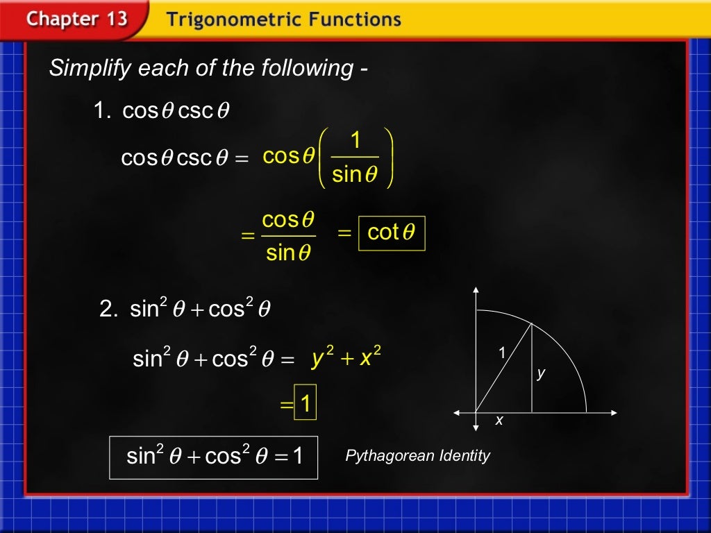 12 1 simplifying trig expressions
