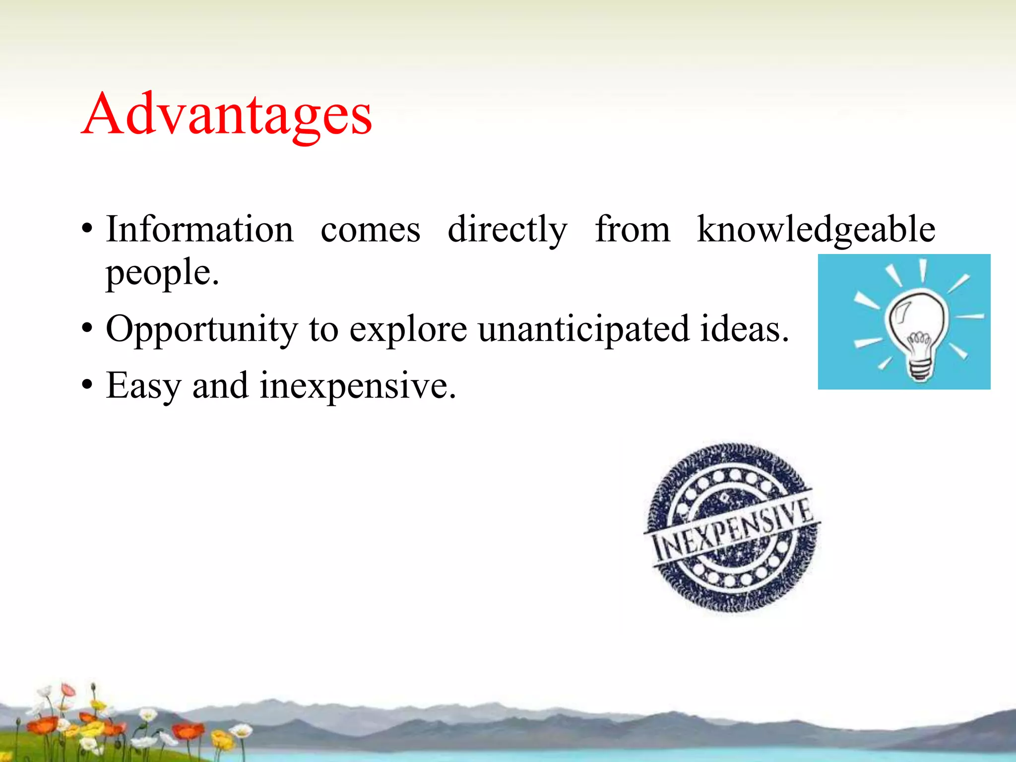 Key Informant Interview (KII) | PPTX