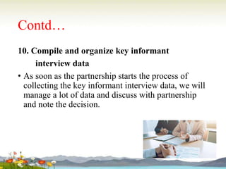 Key Informant Interview (KII) | PPTX