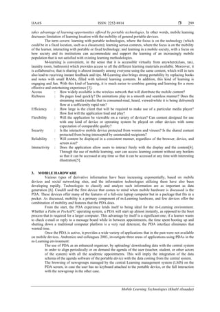 Mobile Learning Technologies Pdf Mobile Learning Technologies Pdf
