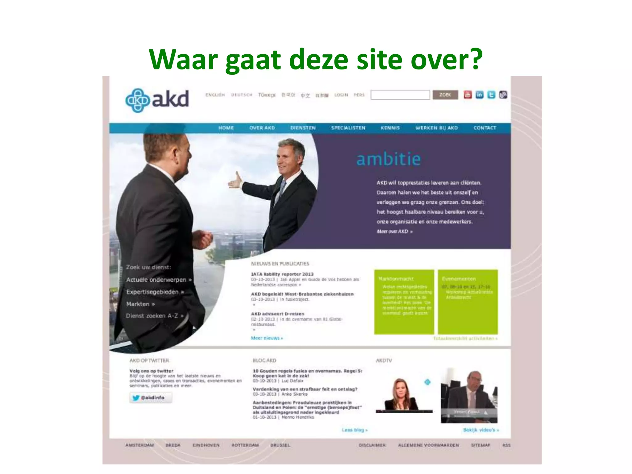 Waar gaat deze site over?
 
