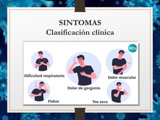 SINTOMAS
Clasificación clínica
 