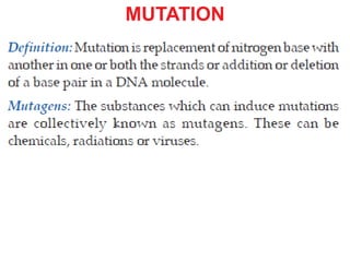MUTATION
 