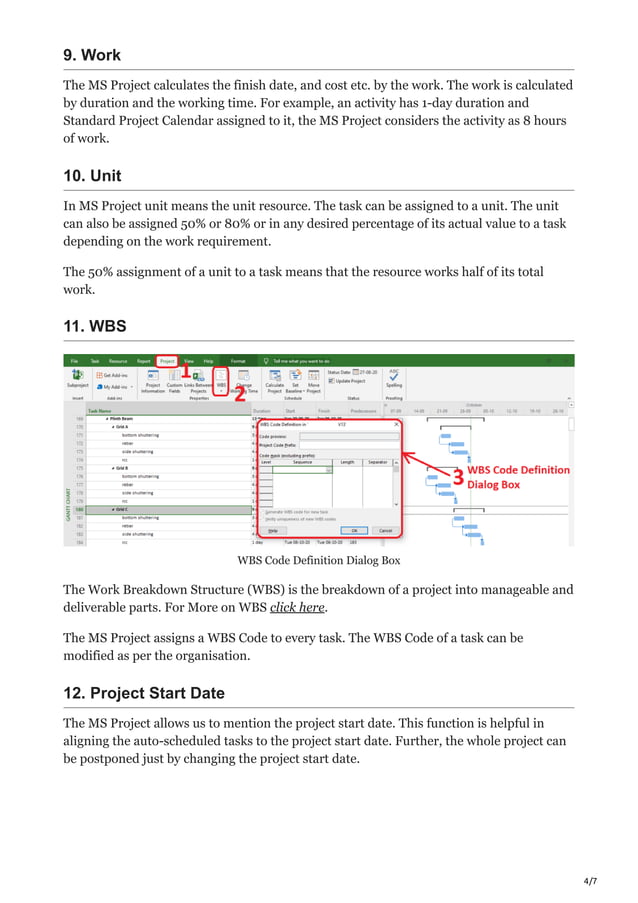 MS Project Terminology -Top 20 terms everyone must know | PDF
