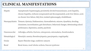 CLINICAL MANIFESTATIONS
18
 