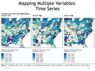 Mapping Multiple Variables:
Time Series
5/7/19 19
 