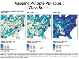Mapping Multiple Variables :
Class Breaks
5/7/19 20
 