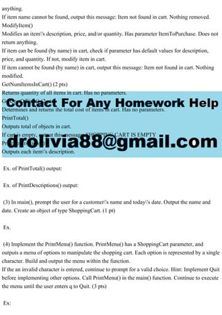 12.9 Program Online shopping cart (continued) (C++)This program e.pdf