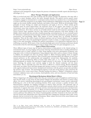 The Role of Music in Pain Management and Healing (www.kiu.ac.ug) | PDF
