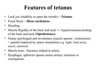 Treatment, management and prevention of of tetanus | PPTX