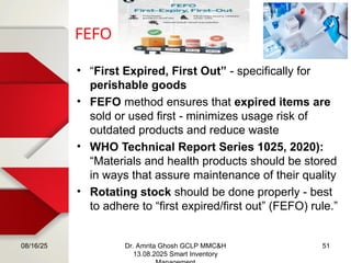 12.08.2025 Dr. Amrita Ghosh_Stocks Standards_ Smart_Inventory ...