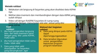 Pemenuhan Persyaratan SPA Fasyankes di ASPAK | PPTX