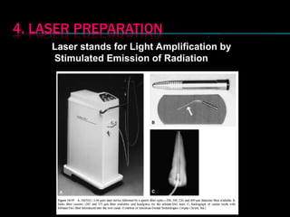 Laser stands for Light Amplification by
Stimulated Emission of Radiation
 