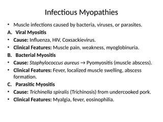 Infectious Pyomyositis 12. Musculoskeletal Pathologies.pptx Briefed | PPTX