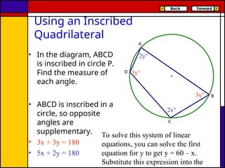 Inscribed In Math Example Circles-inscribed-angles-theorems-examples.ppt