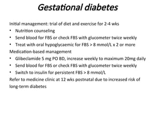 Comprehensive Overview of Diabetes Management in Pregnancy: Diagnosis ...