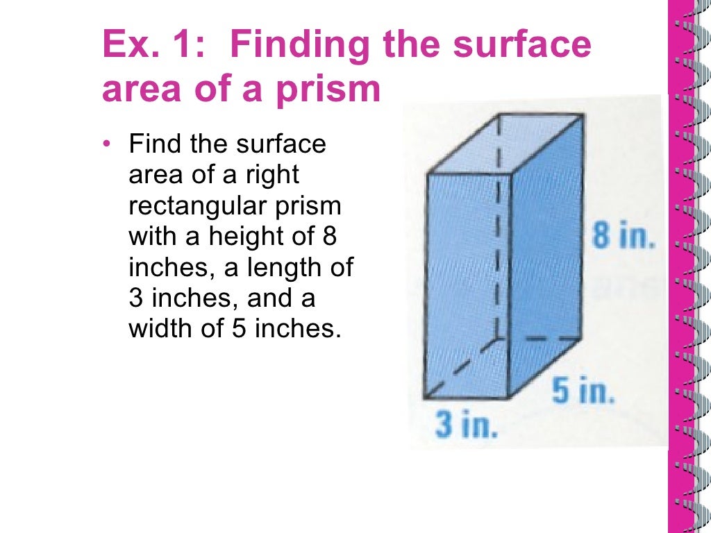 7-7 skills practice surface area of prisms and cylinders answers image