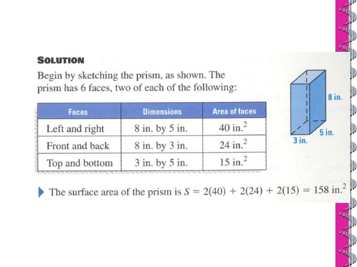 12 2 homework surface areas of prisms and cylinders image