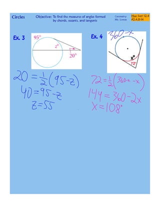 12 4 angles in circles