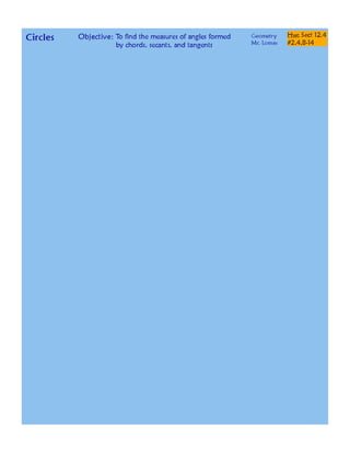 12 4 angles in circles