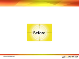 Before




COPYRIGHT 2012 WEBATTRACT
 