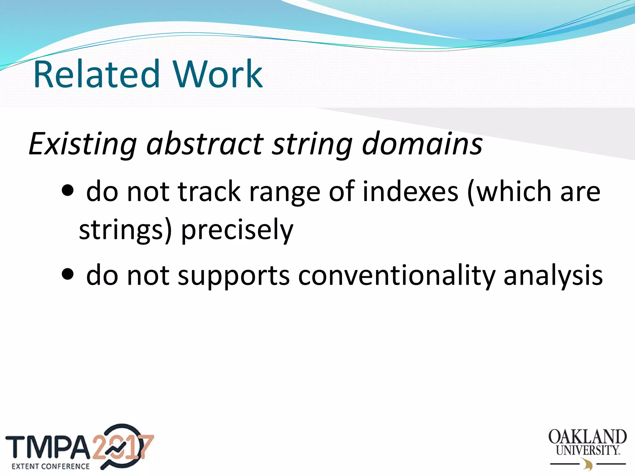 TMPA-2017: Static Checking of Array Objects in JavaScript | PPT
