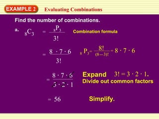 12.6 combinations 1 | PPT