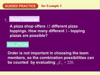 12.6 combinations 1 | PPT