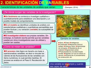 Formulación de la hipótesis de investigaciòn | PPTX