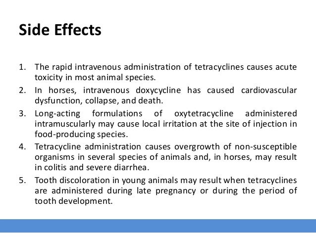 Tetracycline Uses And Dosage