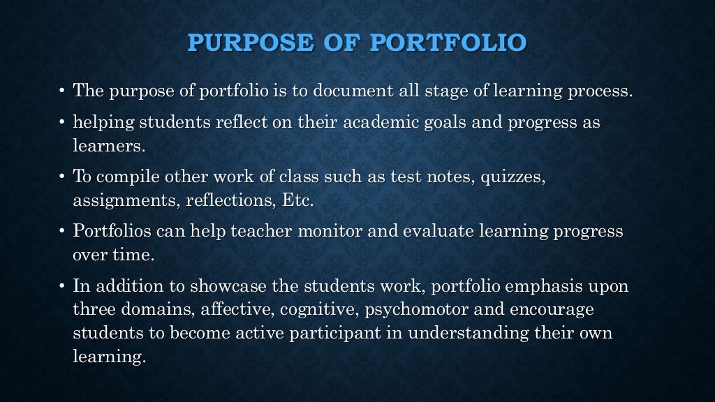 Introduction to Portfolio