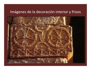 Imágenes de la decoración interior y frisos
 