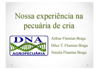 Arthur Flumian Braga
Dilce T. Flumian Braga
Natalia Flumian Braga
 