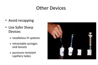 Sharp Recapper Definition on bloodborne pathogens on workers to their health.ppt