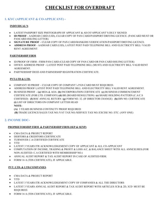 12 checklist-for-overdraft | PDF