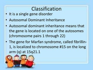 Marfan Inheritance Pattern 12. cobey marfan syndrome | PPTX