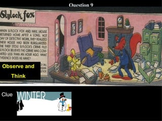 Question 9 Observe and Think Clue 