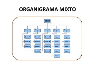 ORGANIGRAMA MIXTO
 
