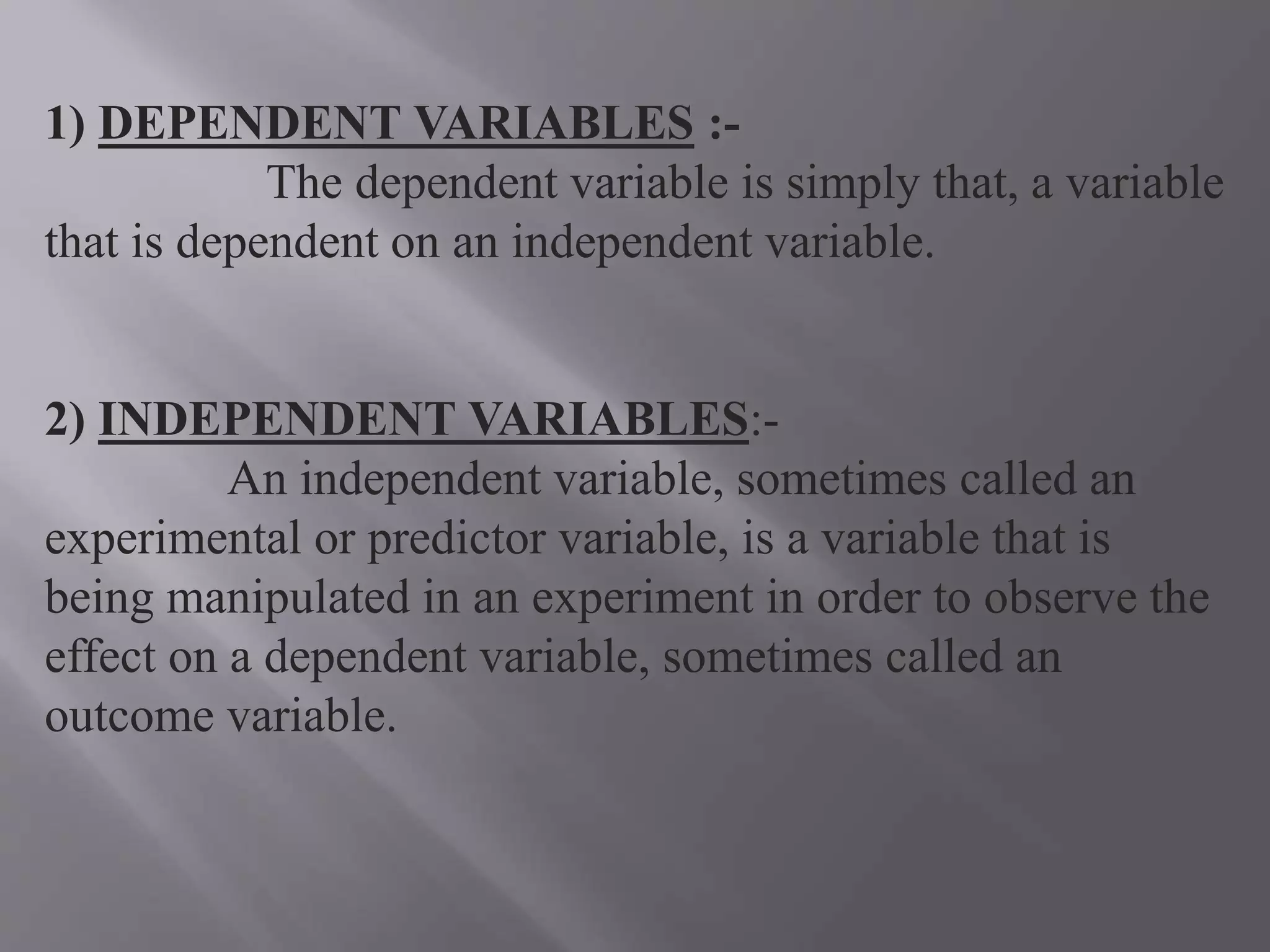 Types of Variables | PPT