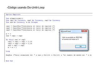 -Código usando Do-Until-Loop
 