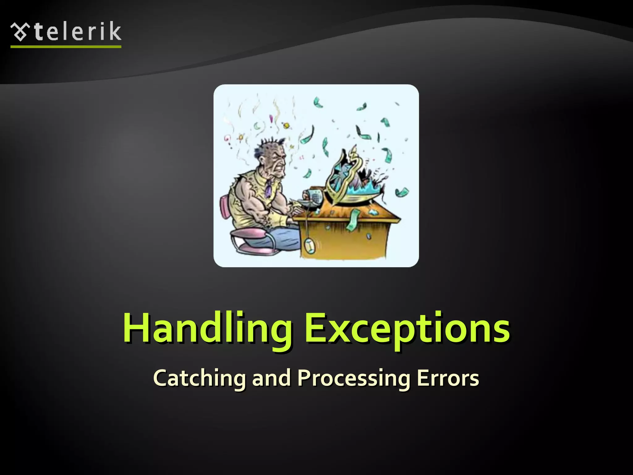 C# Exceptions Handling | PPT