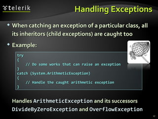C# Exceptions Handling | PPT